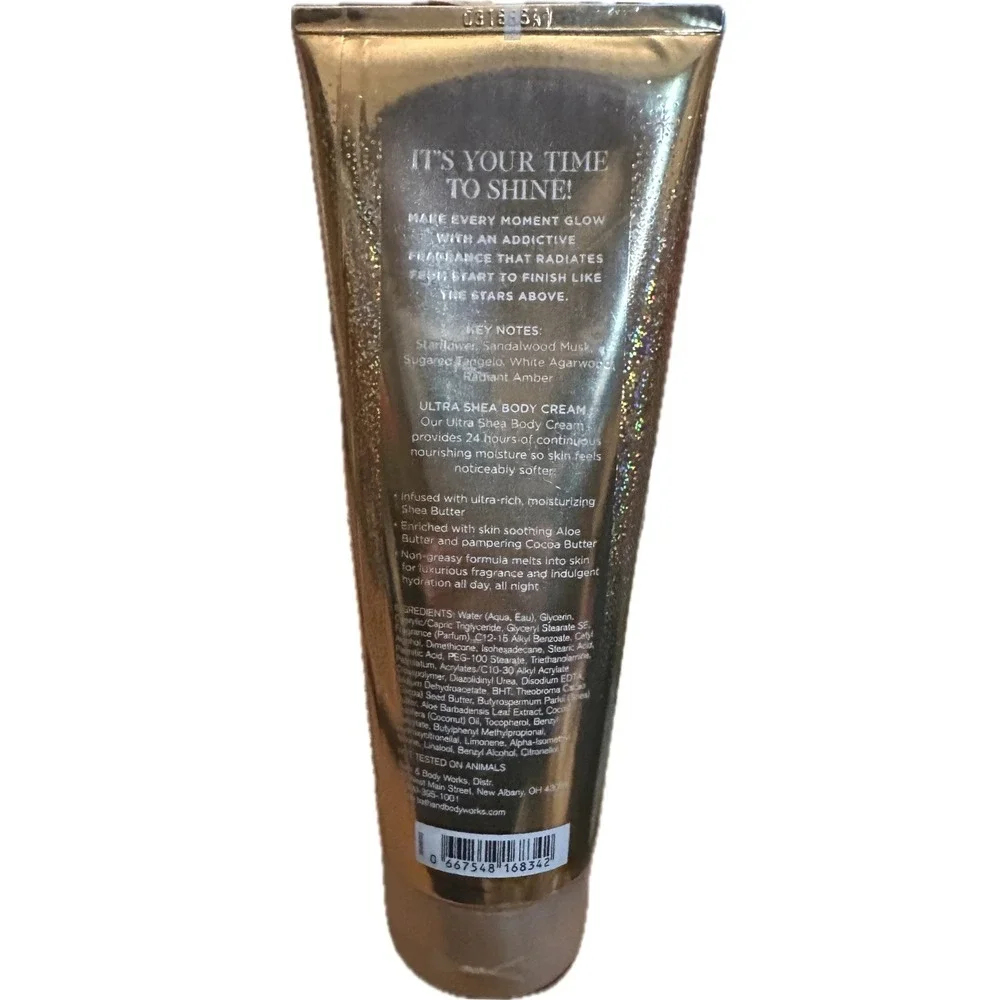 Bath and Body Works In‎ The Stars Ultra Shea Body Cream 8oz 24 hr Moisturize NEW
